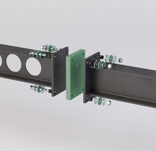 Different parts of thermal break material solution