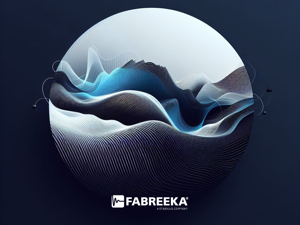 A globe of vibratory forces with the fabreeka logo at the bottom